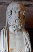 Homero, el autor de la  Ilíada y la Odisea (s. VIII a.n.e)
