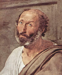 Retrato de Aristóteles por Francesco Hayez (1811)