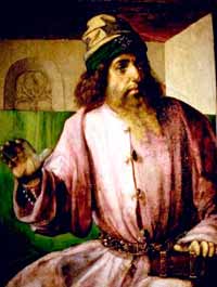 Retrato de Aristóteles, Pedro Berruguete (c. 1450 - 1504)