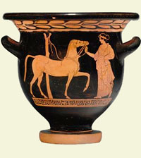 Antigua vasija griega, ca.400 a.n.e.