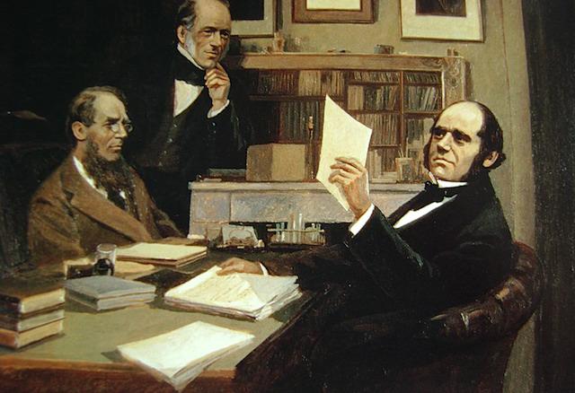 Darwin, Hooker y Lyell