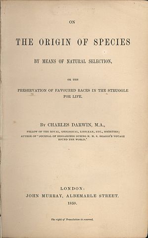 El origen de las especies, Darwin, 1856