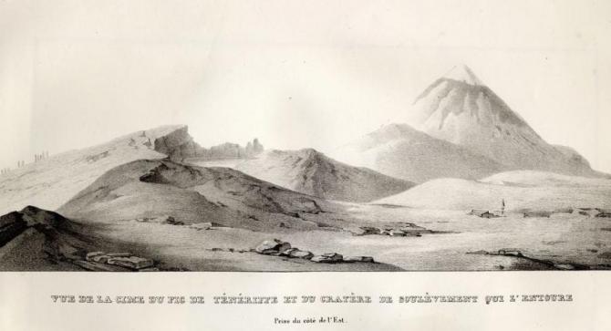 Dibujo de Las Cañadas del Teide