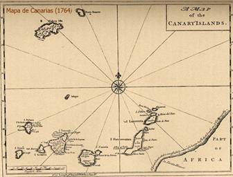 Mapa de Canarias, 1764
