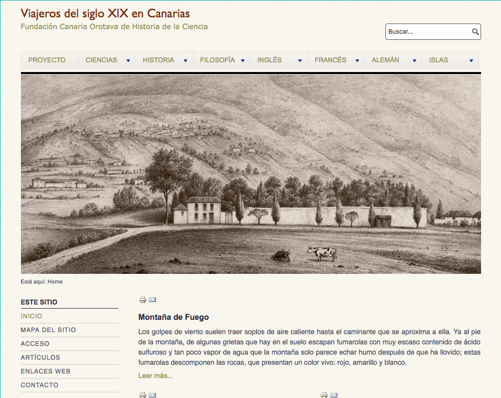 Viajeros del siglo XIX en Canarias