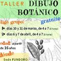 Taller de Dibujo Botánico por Mila Ruiz - Marzo/Abril 2022