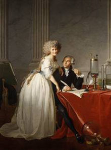 Antoine-Laurent Lavoisier y su esposa. Jacques-Louis David (1788)