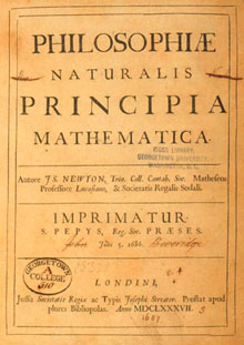 Principios matemáticos de la Filosofía Natural, Newton (1687)