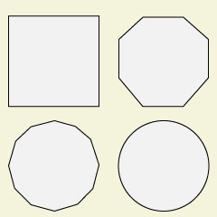 Aproximación geométrica al círculo
