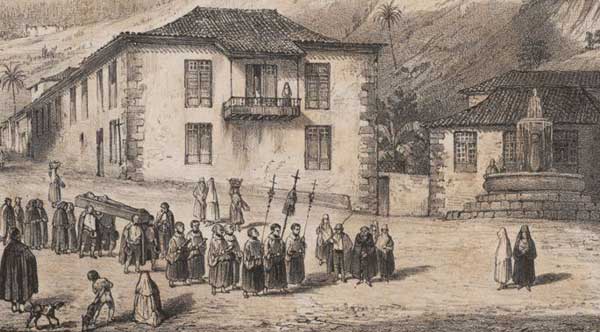 Entierro en Icod, 1839