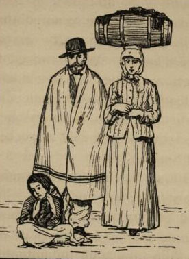 Alcalde's servant, his wife and daughter