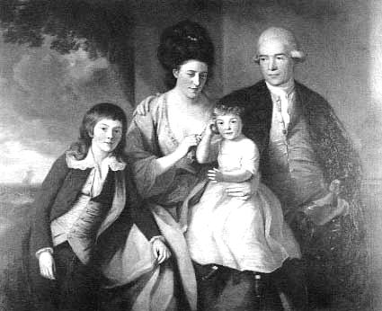Familia Lyell hacia 1780