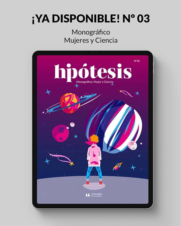 Anuncio de la disponibilidad de la revista Hipótesis nº 3. Monográfico Mujeres y Ciencia