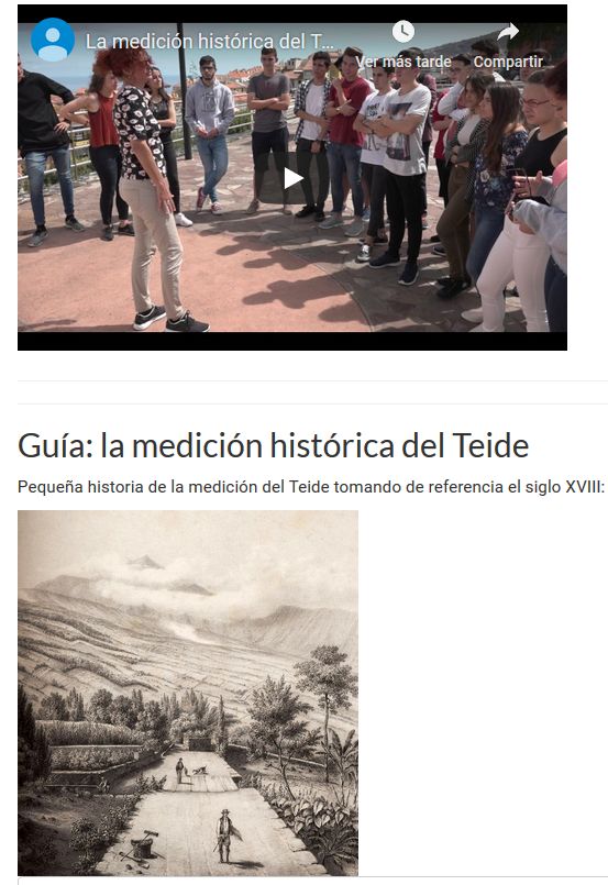 Imagen web medición histórica Teide 1