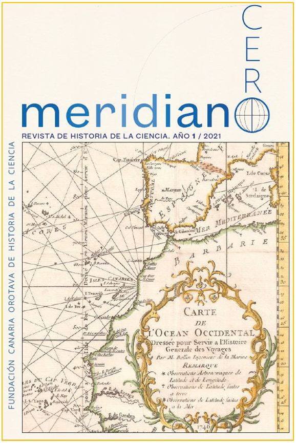 Imagel de la portada del primer nº de la revista Meridiano Cero