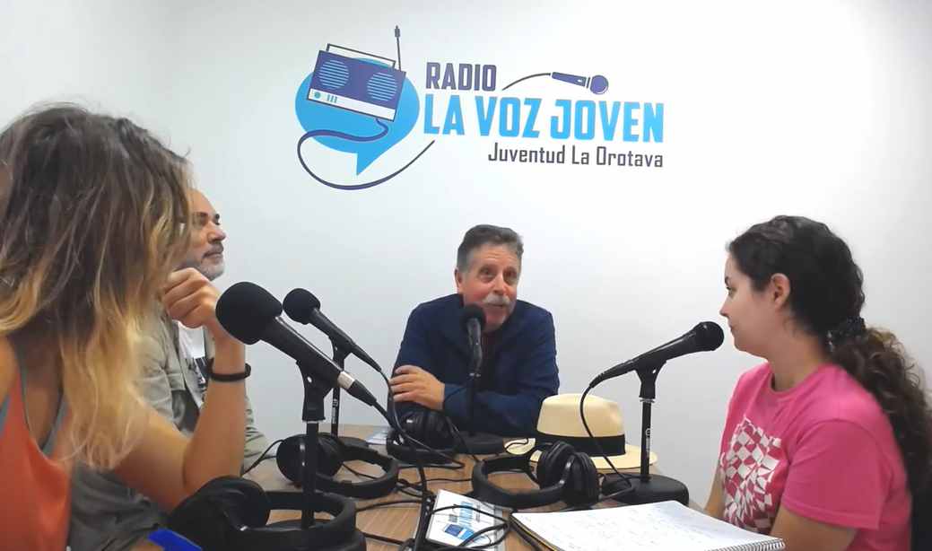 Imagen 1 de la entrevista en Radio "Voz Joven" La Orotava