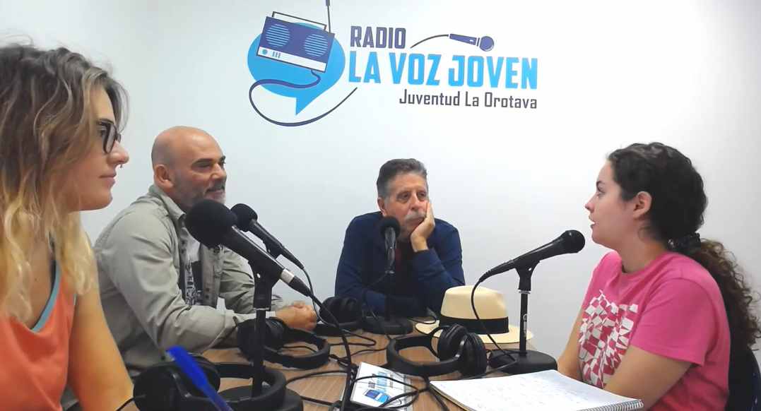 Imagen 2 de la entrevista en Radio "Voz Joven" La Orotava