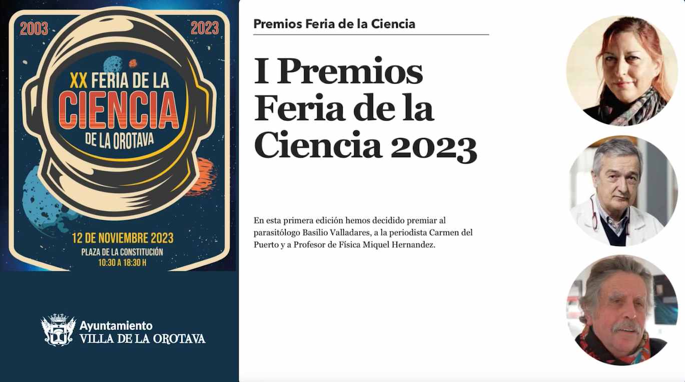 Premios Feria Ciencia Villa Orotava 2