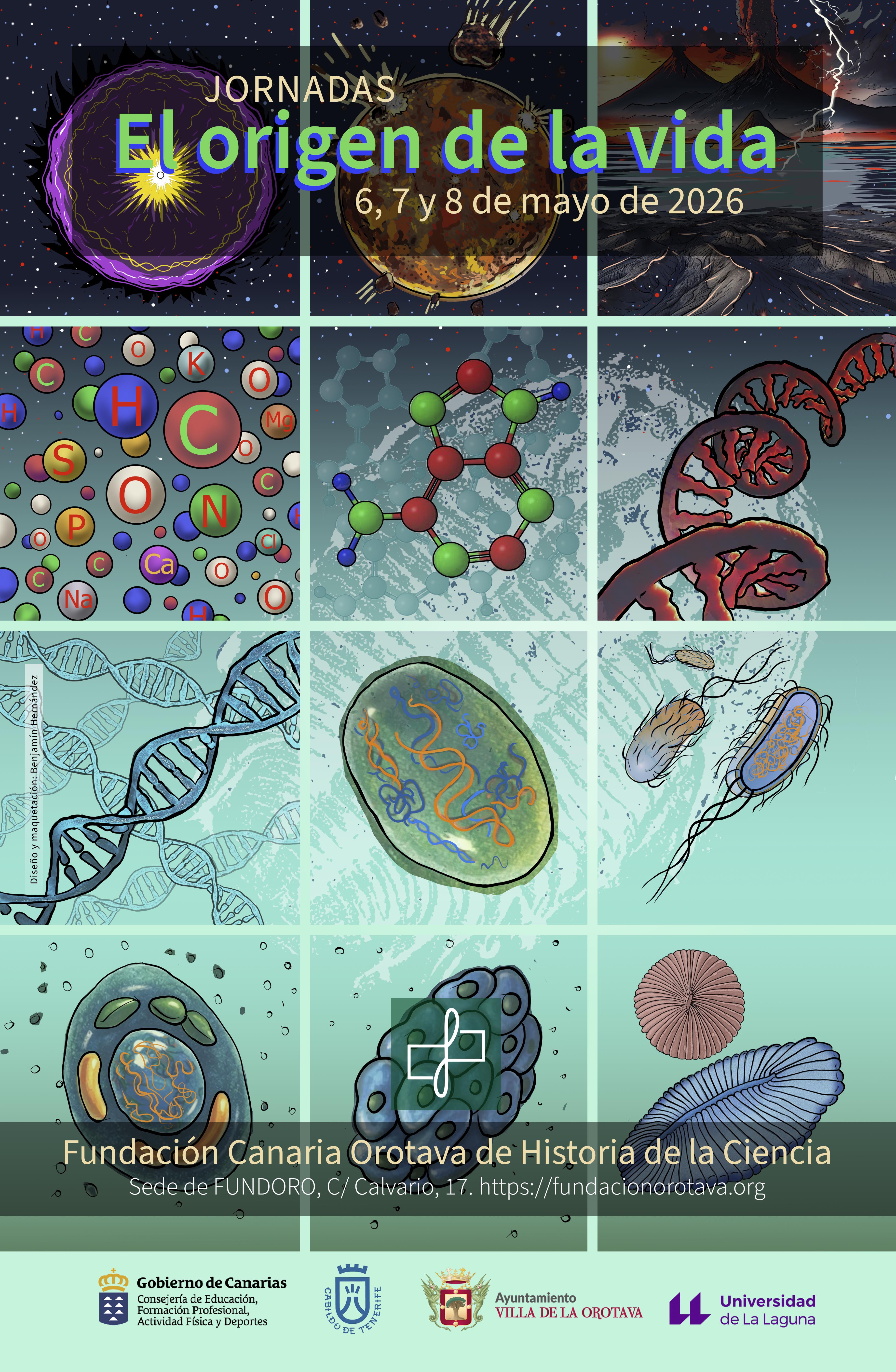 Portada cartel origen vida