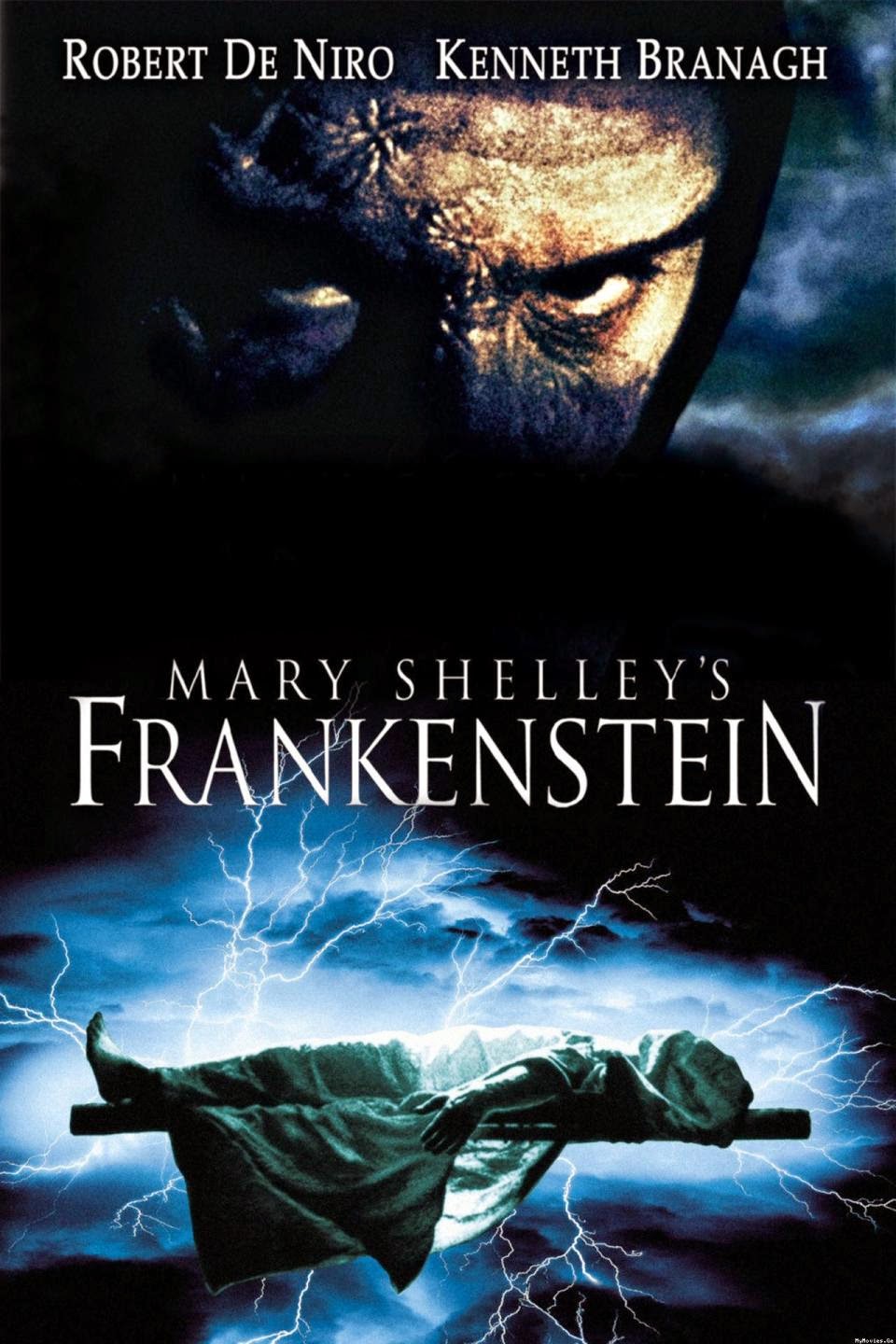 Cartel de la película Frankenstein de Mary Shelley