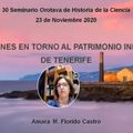 Videoconferencia "Reflexiones en torno al patrimonio industrial de Tenerife"