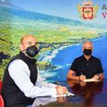 Firma del convenio de colaboración entre el Ayuntamiento de La Orotava y Fundoro